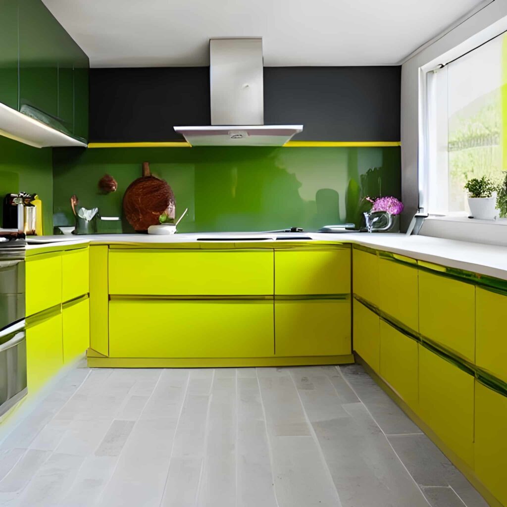 Vastu compliant kitchen slab setup